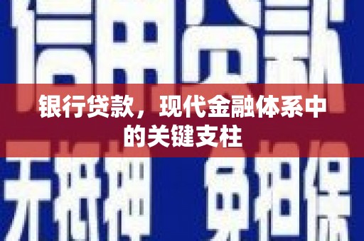 八宿银行贷款，现代金融体系中的关键支柱