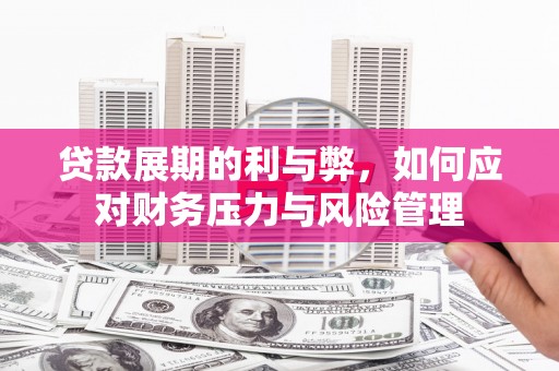 八宿贷款展期的利与弊，如何应对财务压力与风险管理
