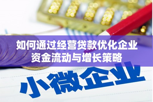 八宿如何通过经营贷款优化企业资金流动与增长策略