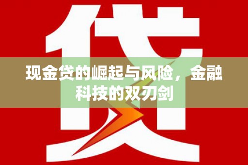 八宿现金贷的崛起与风险，金融科技的双刃剑