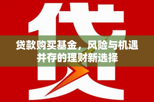 八宿贷款购买基金，风险与机遇并存的理财新选择