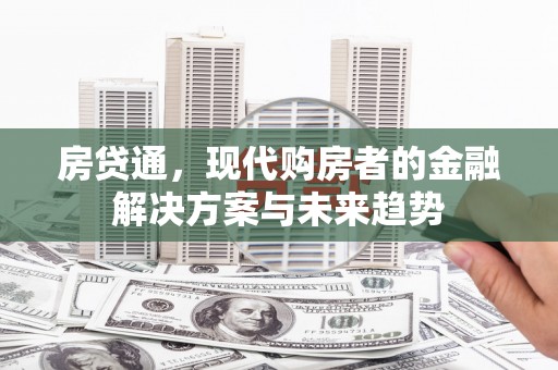 八宿房贷通，现代购房者的金融解决方案与未来趋势