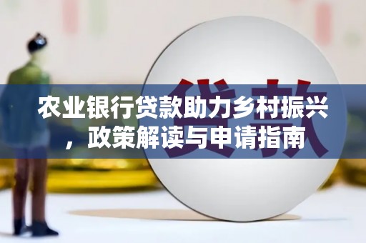 八宿农业银行贷款助力乡村振兴，政策解读与申请指南