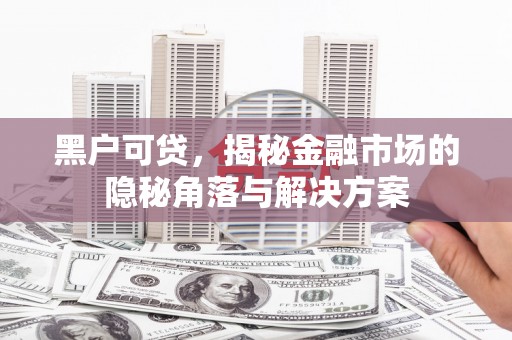 八宿黑户可贷，揭秘金融市场的隐秘角落与解决方案
