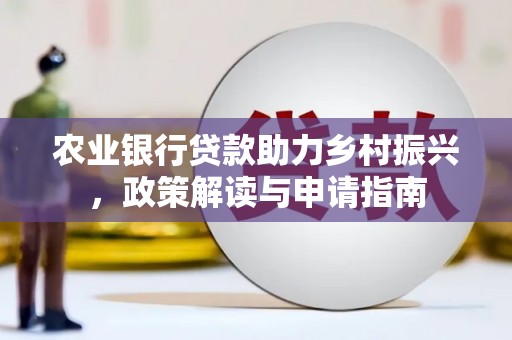 八宿农业银行贷款助力乡村振兴，政策解读与申请指南