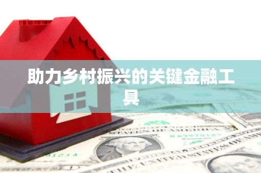 八宿助力乡村振兴的关键金融工具