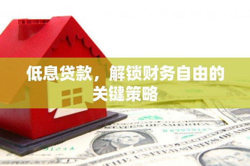 八宿低息贷款，解锁财务自由的关键策略