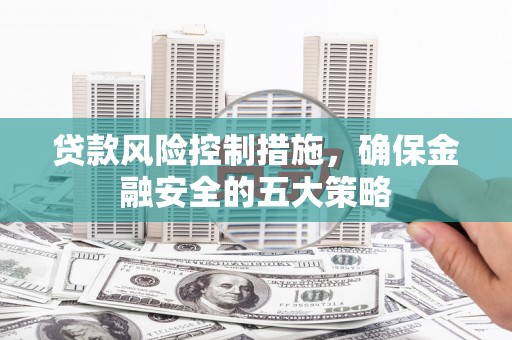 八宿贷款风险控制措施，确保金融安全的五大策略