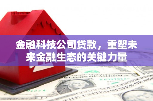 八宿金融科技公司贷款，重塑未来金融生态的关键力量