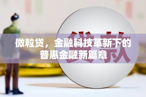 八宿微粒贷，金融科技革新下的普惠金融新篇章