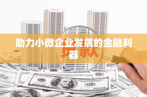 八宿助力小微企业发展的金融利器