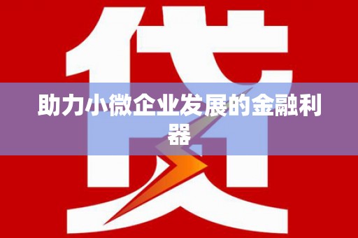 八宿助力小微企业发展的金融利器