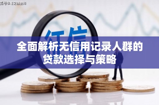 八宿全面解析无信用记录人群的贷款选择与策略