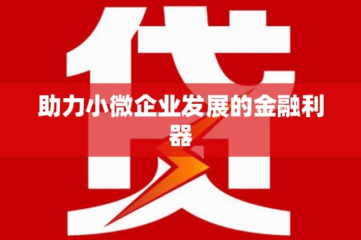 八宿助力小微企业发展的金融利器